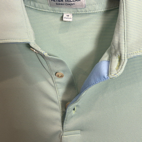 Peter Millar Men's Mint Polo Shirt - Picture 10 of 10